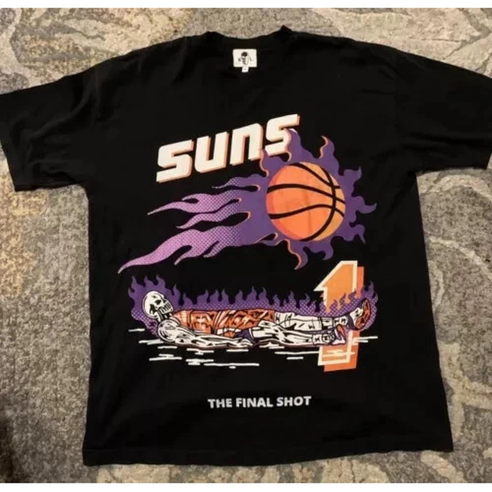 Devin Booker Warren Lotas Final Shot Authentic Shirt Phoenix Suns Size Xl